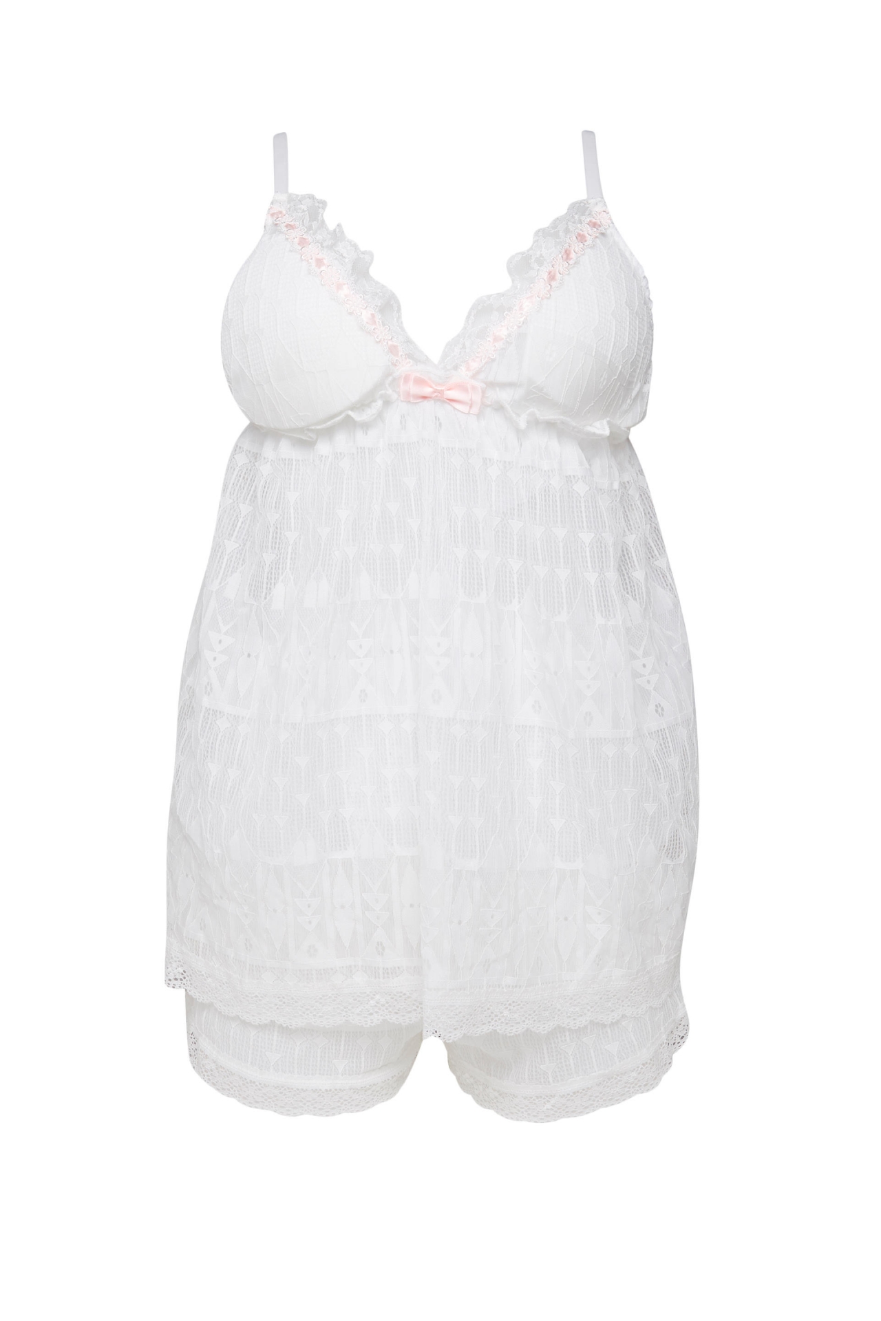 ชุดนอนลูกไม้ เนื้อนิ่มใส่สบายไม่คัน พร้อมกางเกงขาสั้นเข้าชุด ฟรีไซส์ มี 3 สี ชมพู ขาว ฟ้า ฟรีไซส์ ราคาส่ง 3 ชิ้น คละแบบได้ชุดละ 490 บาท