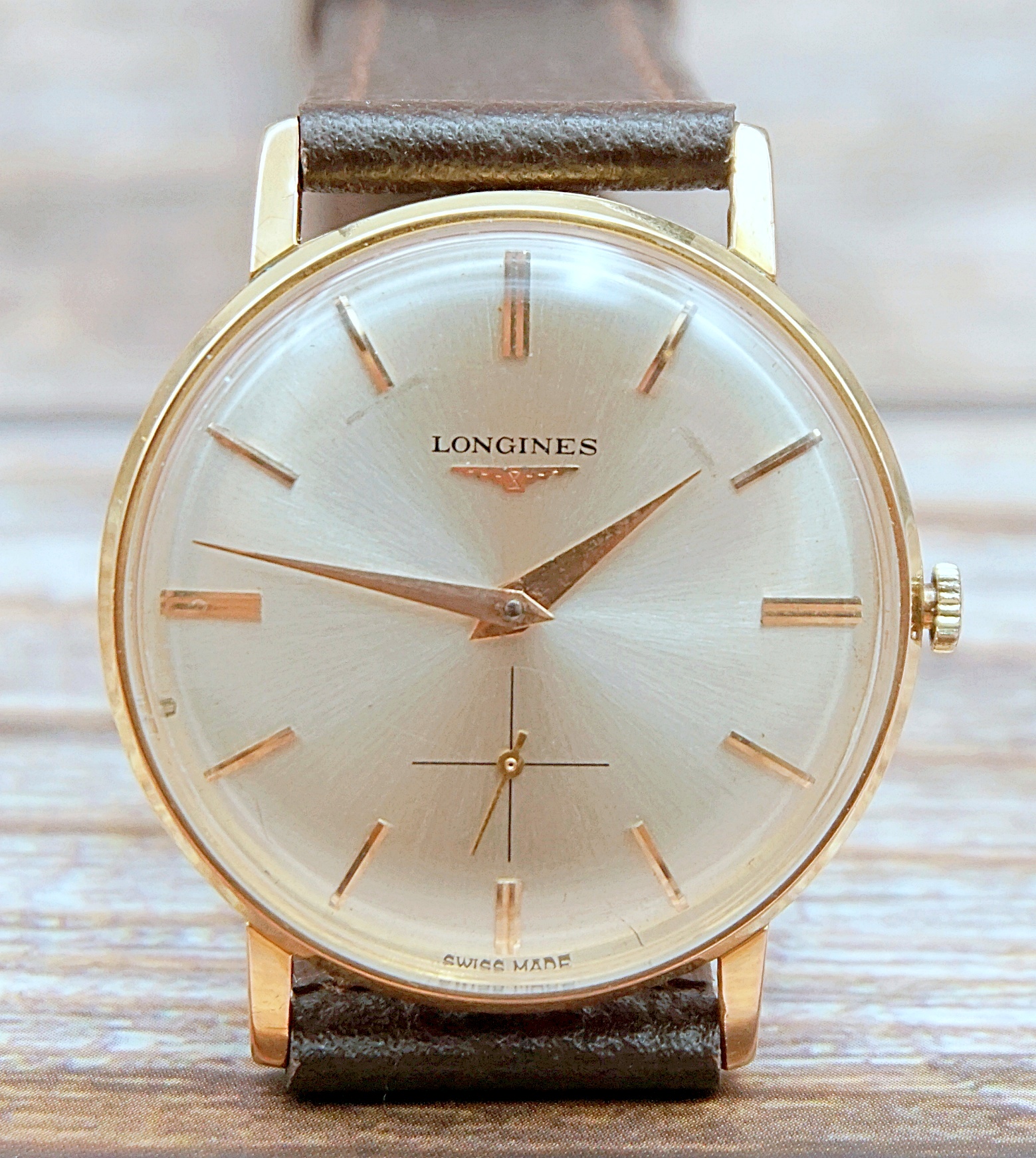 นาฬิกาเก่า LONGINES ไขลานสองเข็มครึ่ง