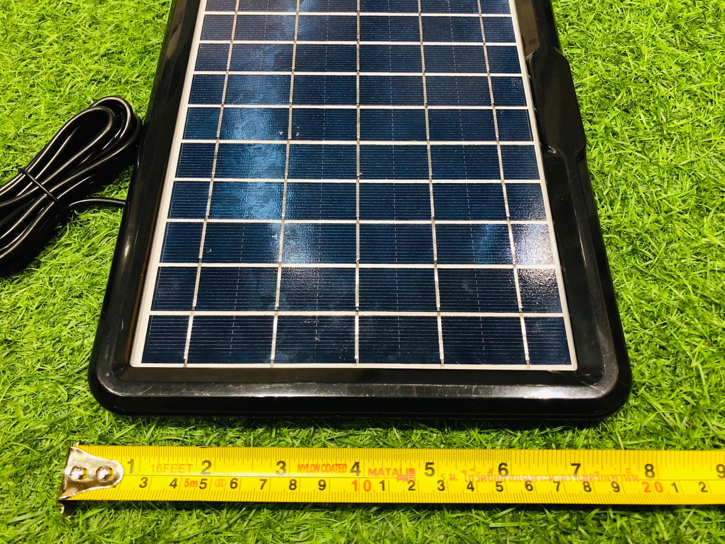 แผงโซลาร์เซลล์ แผงชาร์จพลังงานแสงอาทิตย์แบบพกพา พร้อมสาย USB