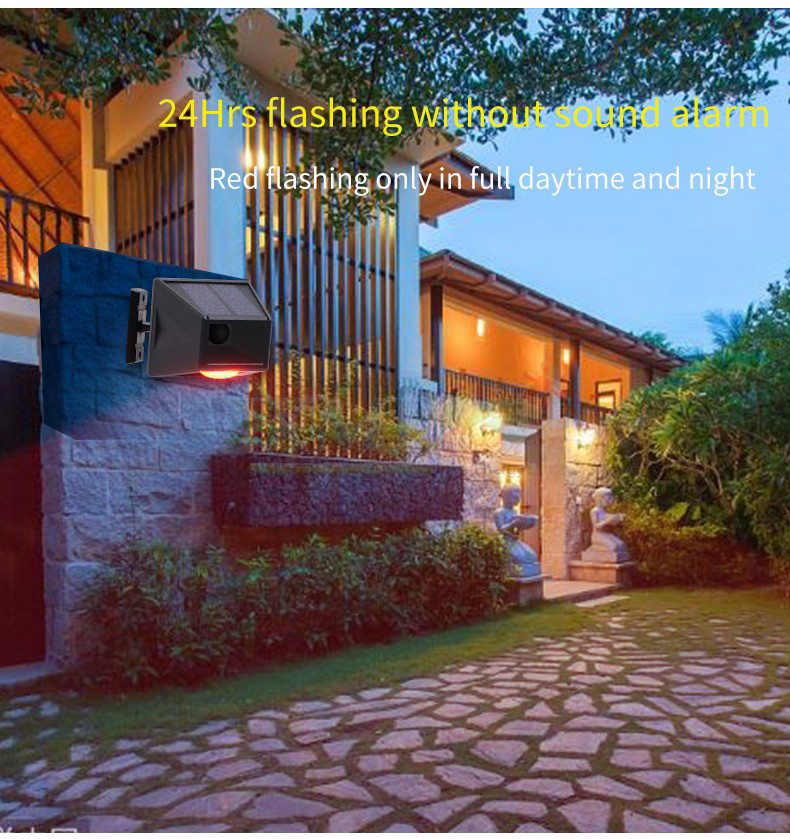 สัญญาณกันขโมย (Alarm) โซล่าเซลล์ รุ่นใหม่ + Remote