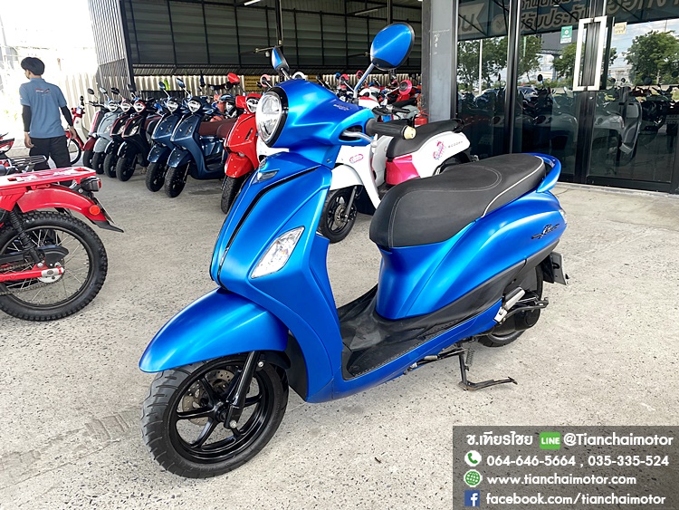 ★ดาวน์3,500★GRAND FILANO ปี 66 สีน้ำเงิน เครื่องเดิมแน่น ขับขี่นิ่มๆ ยูบ็อกใหญ่ ชุดสีสวยเป๊ะ เครื่องดี ศูนย์ดี ราคา 49,900