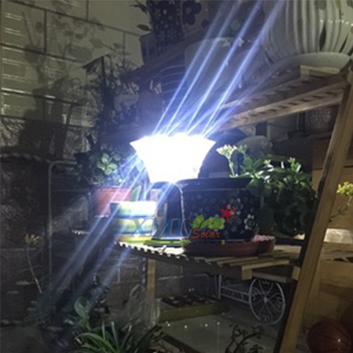 โคมไฟหัวเสา ทรงหกเหลี่ยม 8 Super SMD LED (เเสง : ขาว)