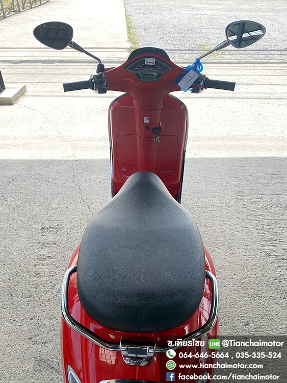 ★ฟรีดาวน์★VESPA SPRINT125IGET ABS ปี66 สีแดง ชุดสีสวยเป๊ะ วิ่งเพียง 9900 กิโล เครื่องเดิมดี ขับขี่คล่องตัว ราคา 79,900