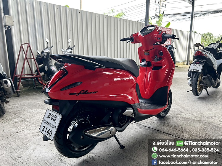 ★ฟรีดาวน์★GRAND FILANO ปี67 วิ่งเพียง 6000 กิโล สภาพเหมือรถใหม่ เครื่องเดิมแน่น เครื่องดี ศูนย์ดี ราคา 57,500