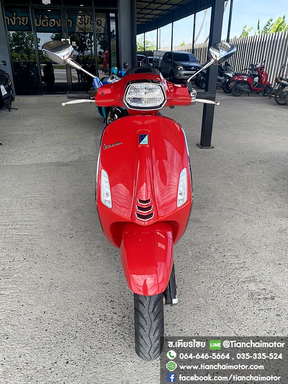★ฟรีดาวน์★VESPA SPRINT125IGET ABS ปี66 สีแดง ชุดสีสวยเป๊ะ วิ่งเพียง 9900 กิโล เครื่องเดิมดี ขับขี่คล่องตัว ราคา 79,900