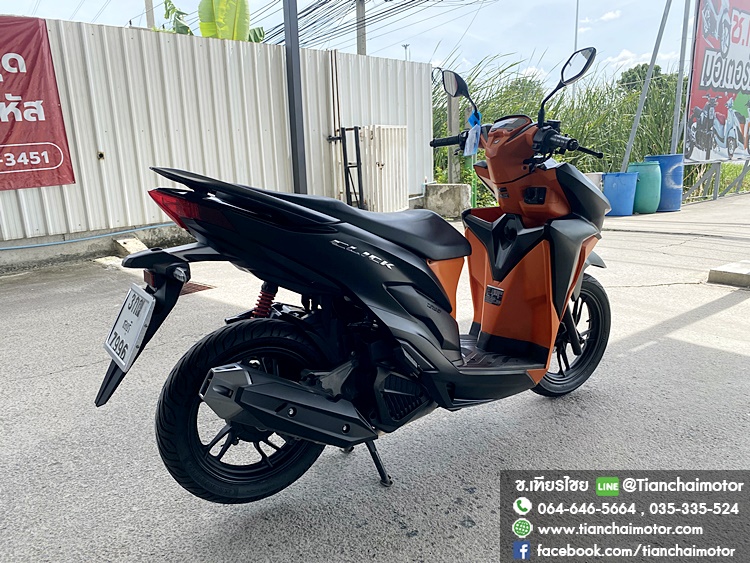 ★ดาวน์8,000★CLICK150 ปี 62 สีดำส้มเท่ๆ กุญแจรีโมท เครื่องเดิมแน่น ชุดสีสวยรอบคัน เครื่องดี ศูนย์ดี ประหยัดน้ำมัน ราคา 44,500