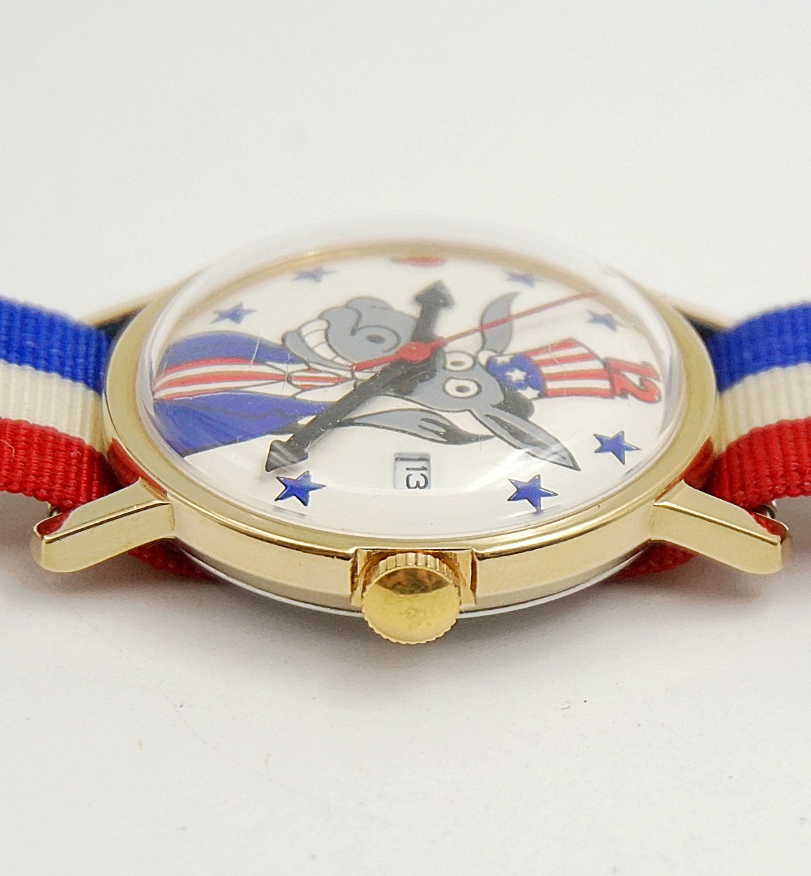 นาฬิกาเก่า DEMOCRATIC DONKEY ไขลาน