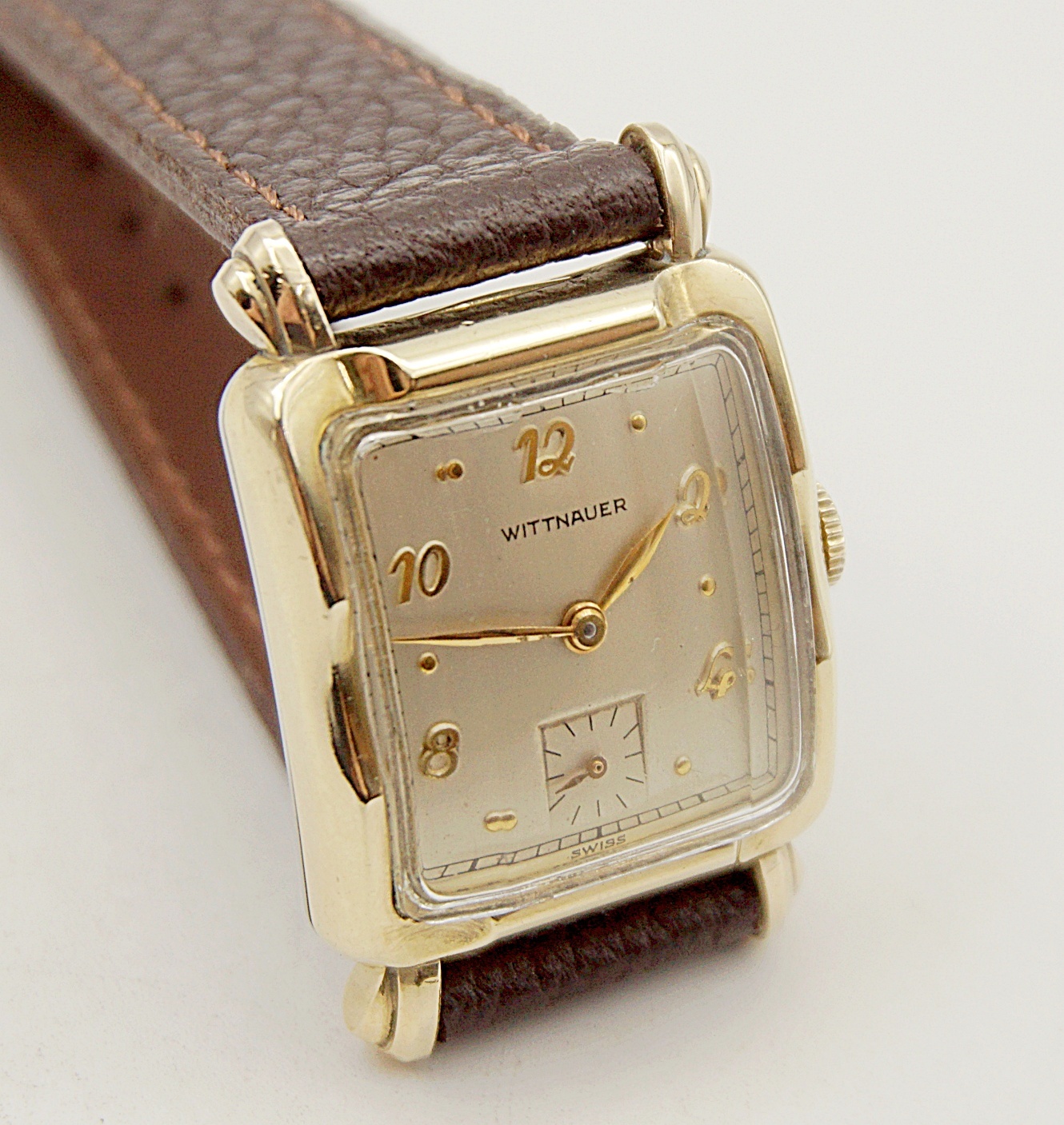 นาฬิกาเก่า WITTNAUER BY LONGINES ไขลานสองเข็มครึ่ง