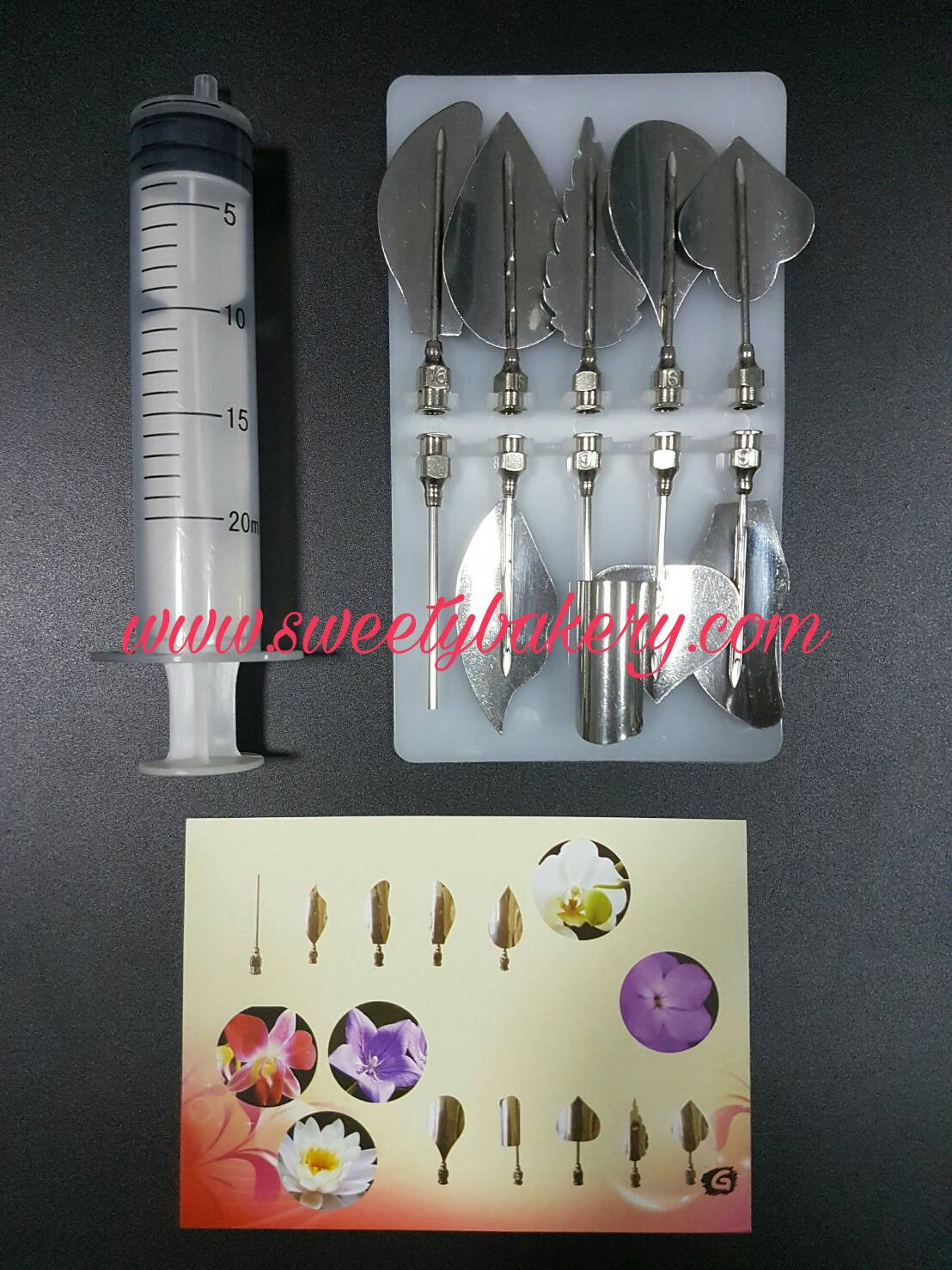 หัวเข็มทำวุ้น 3 มิติ Set G (10 ชิ้น/เซต)