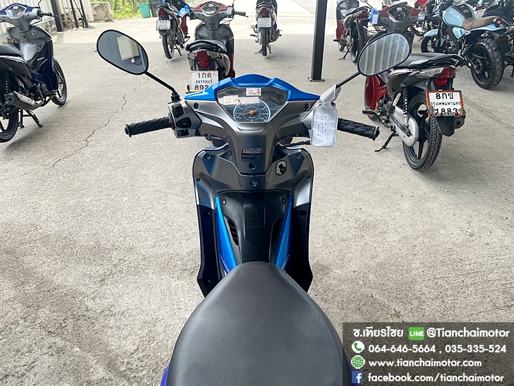 ★ดาวน์3,500★WAVE110I ปี 62 สีน้ำเงิน ล้อแม็กซ์ สตาร์ทมือ เครื่องเดิมๆ เครื่องดี ศูนย์ดี รถพร้อมใช้งาน ราคา 33,900 (ตามสภาพ)