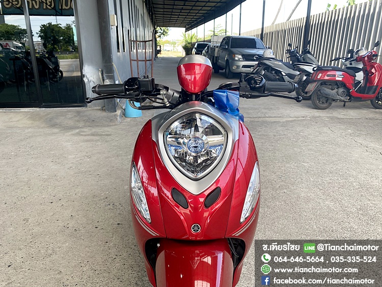 ★ดาวน์3,500★FINO ปี66 สีแดงสุดฮิต วิ่งเพียง 9000 กิโล ชุดสีสวยรอบคัน เครื่องเดิมดี เครื่องดี ศูนย์ดี ประหยัดน้ำมัน ราคา 40,900