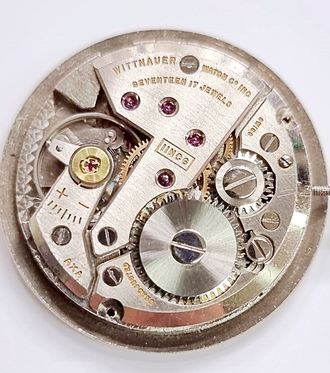 นาฬิกาเก่า WITTNAUER BY LONGINES ไขลานสองเข็มครึ่ง