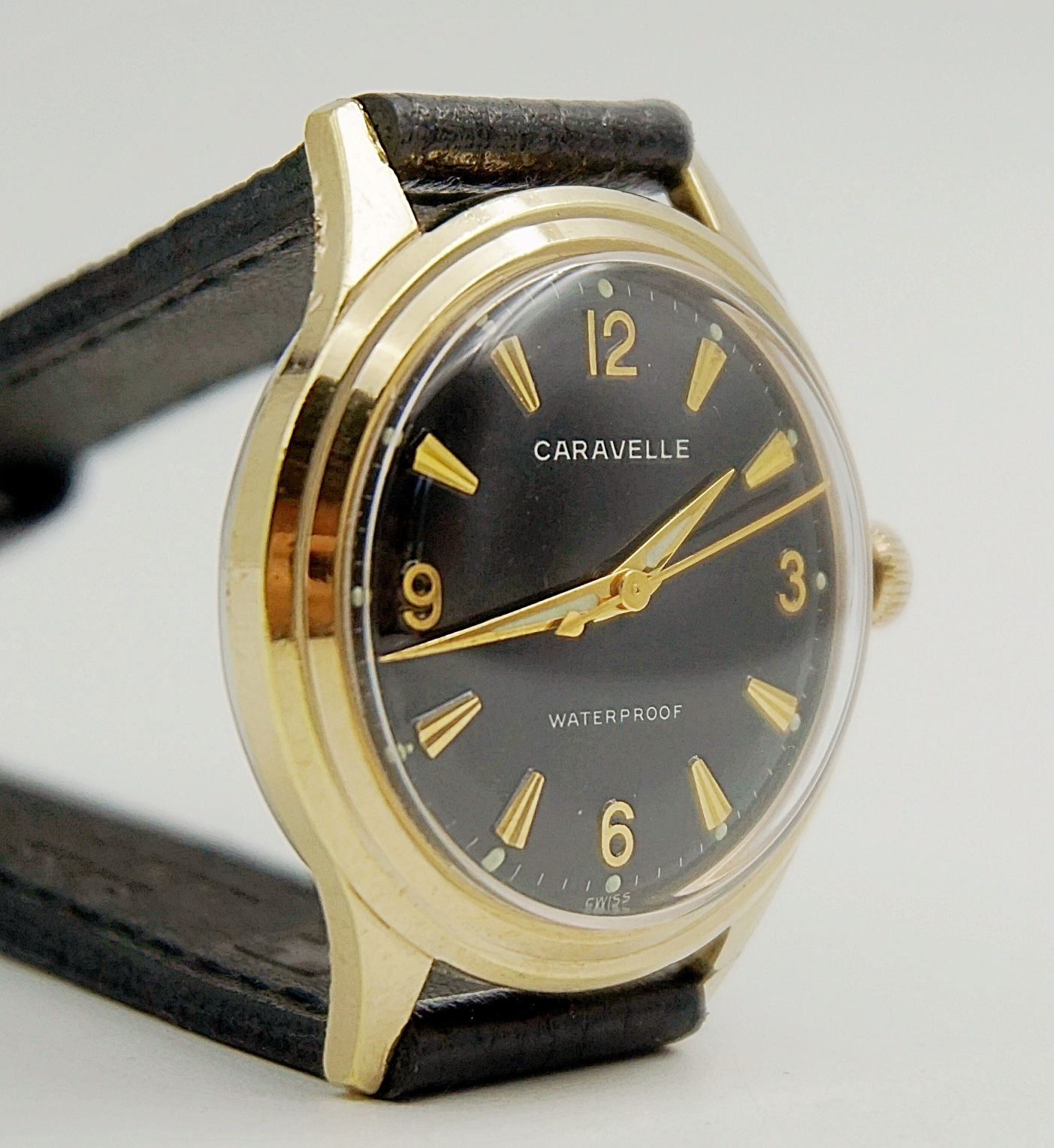 นาฬิกาเก่า CARAVELLE ไขลาน