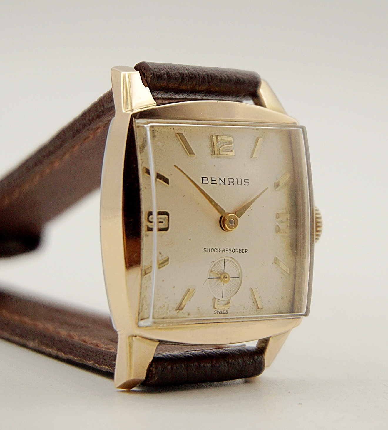 นาฬิกาเก่า BENRUS ไขลานสองเข็มครึ่ง