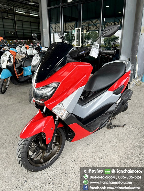 ★ดาวน์8,000★NMAX ปี60 สีแดง เครื่องเดิมๆ ชุดสีใหม่สวยเป๊ะ เครื่องแน่น เครื่องดี ศูนย์ดี รถพร้อมใช้งาน ราคา 43,900 (ตามสภาพ)