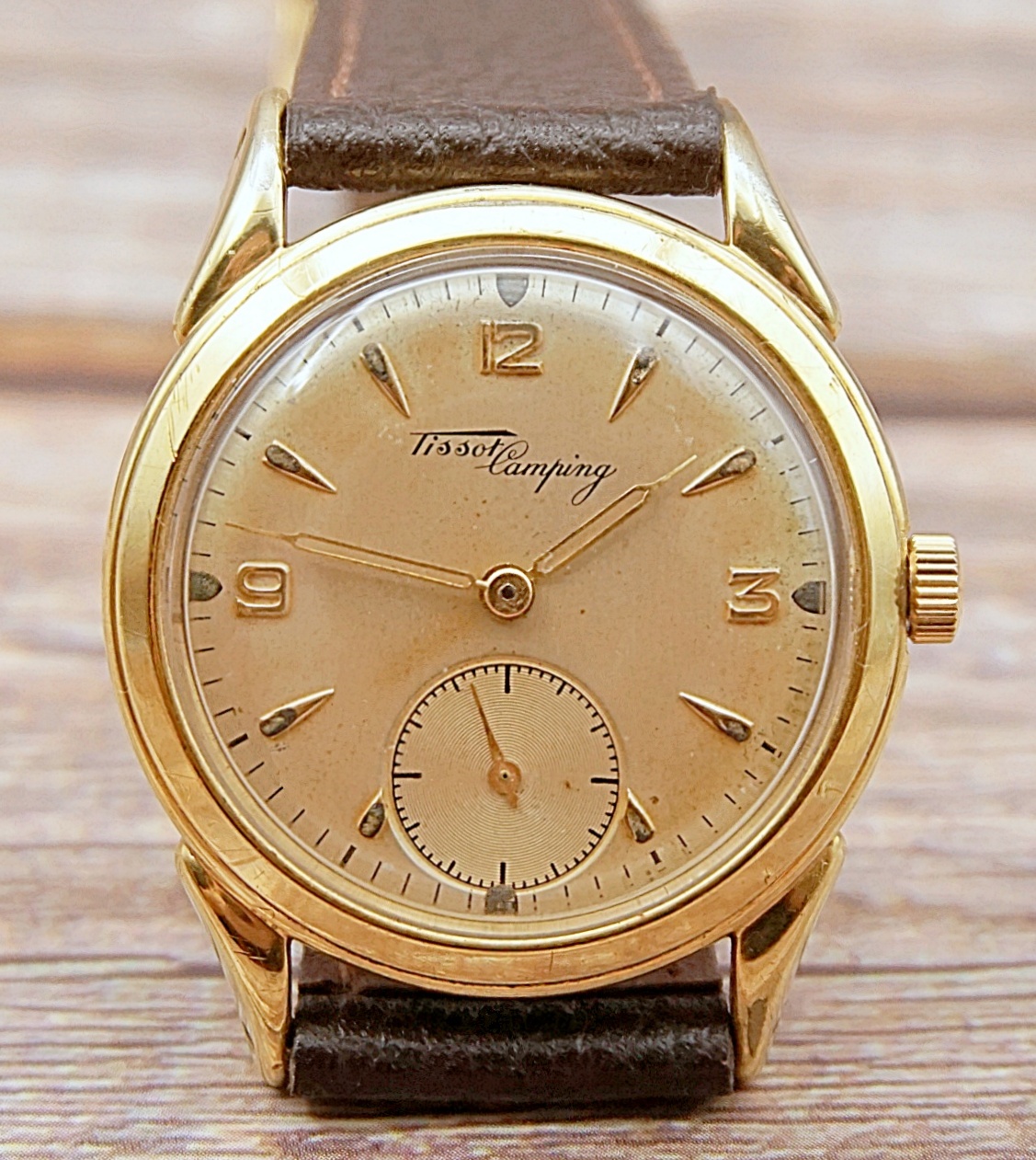 นาฬิกาเก่า TISSOT ไขลานสองเข็มครึ่ง