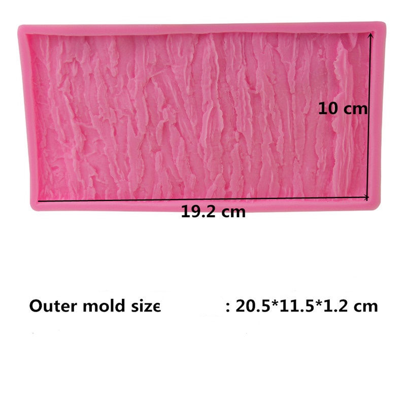 ซิลิโคนสำหรับทำฟองดองท์ กัมเพส รูปเปลือกไม้