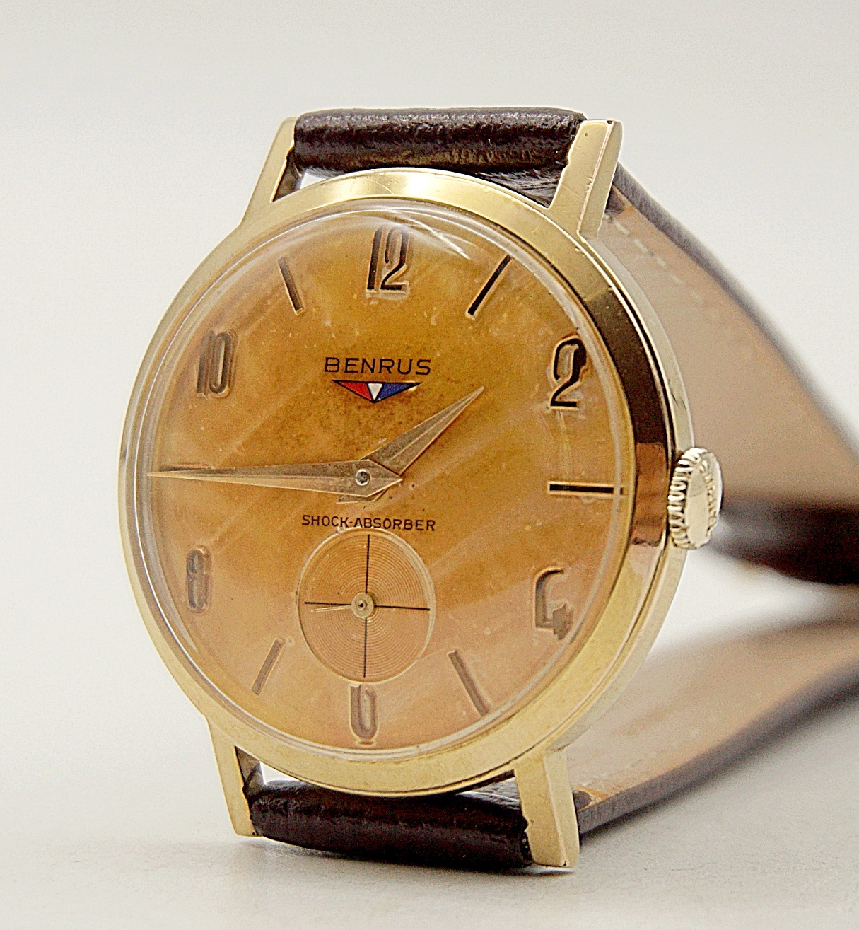 นาฬิกาเก่า BENRUS ไขลานสองเข็มครึ่ง
