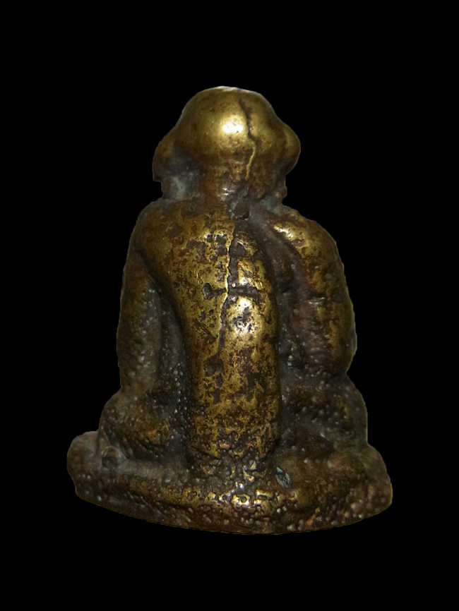 รูปหล่อหลวงพ่อเขียน วัดสำนักขุนเณร พิมพ์หน้าลิงใหญ่ ปี2496