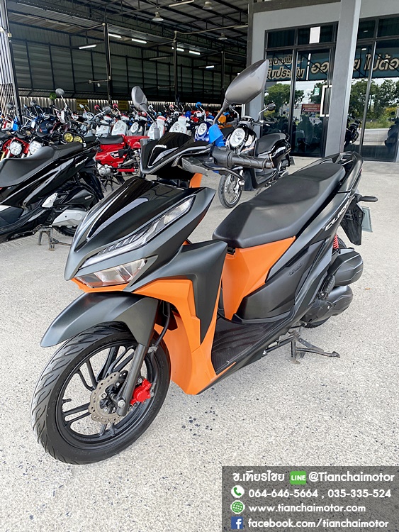 ★ดาวน์8,000★CLICK150 ปี 62 สีดำส้มเท่ๆ กุญแจรีโมท เครื่องเดิมแน่น ชุดสีสวยรอบคัน เครื่องดี ศูนย์ดี ประหยัดน้ำมัน ราคา 44,500