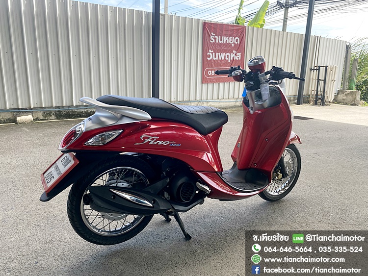 ★ดาวน์3,500★FINO ปี66 สีแดงสุดฮิต วิ่งเพียง 9000 กิโล ชุดสีสวยรอบคัน เครื่องเดิมดี เครื่องดี ศูนย์ดี ประหยัดน้ำมัน ราคา 40,900