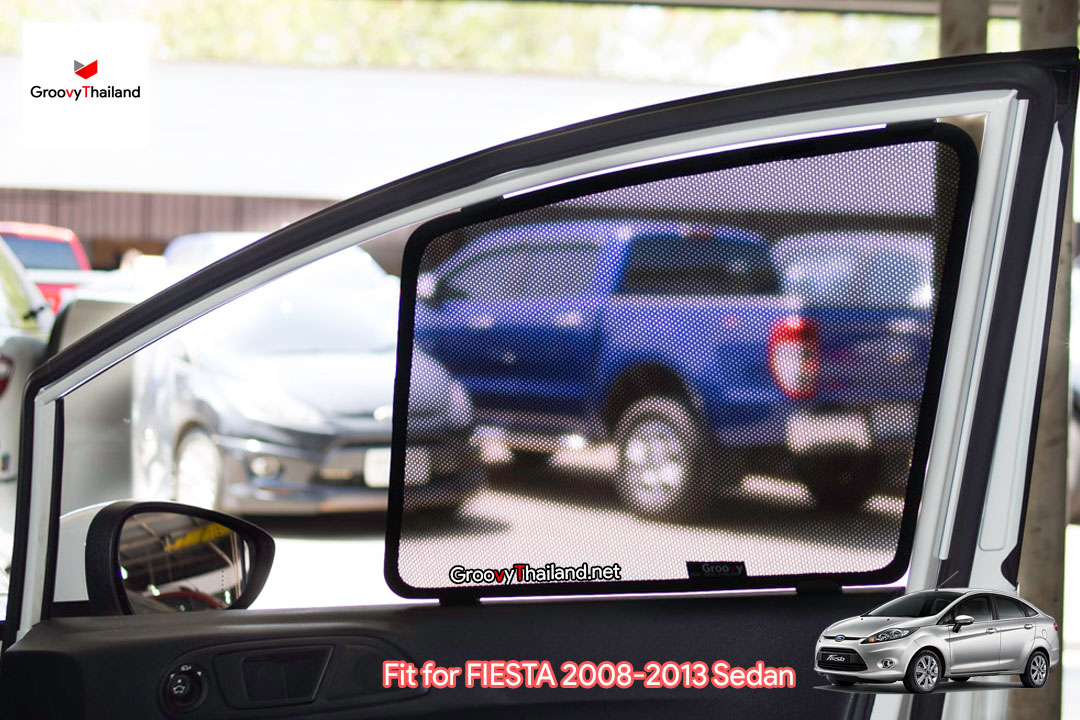 ม่านบังแดด FORD FIESTA Gen6 SD-Sedan (4 pcs)