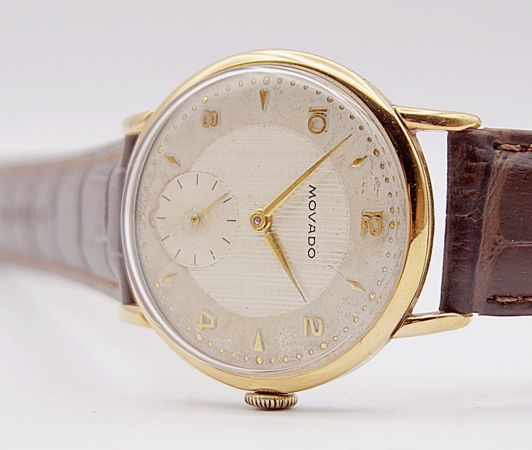 นาฬิกาเก่า MOVADO ไขลานสองเข็มครึ่ง