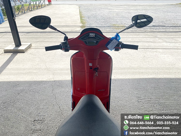★ฟรีดาวน์★VESPA SPRINT125IGET ABS ปี66 สีแดง ชุดสีสวยเป๊ะ วิ่งเพียง 9900 กิโล เครื่องเดิมดี ขับขี่คล่องตัว ราคา 79,900