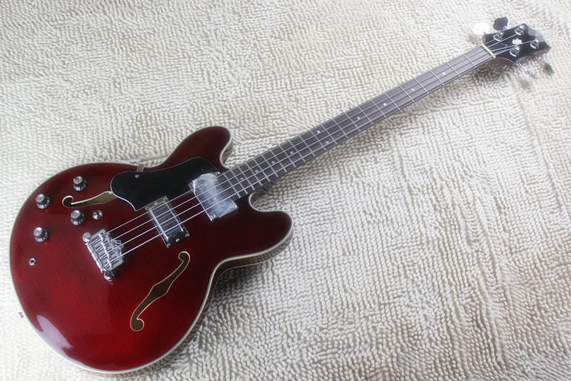 GibsonStyle es-335 Bass left hand