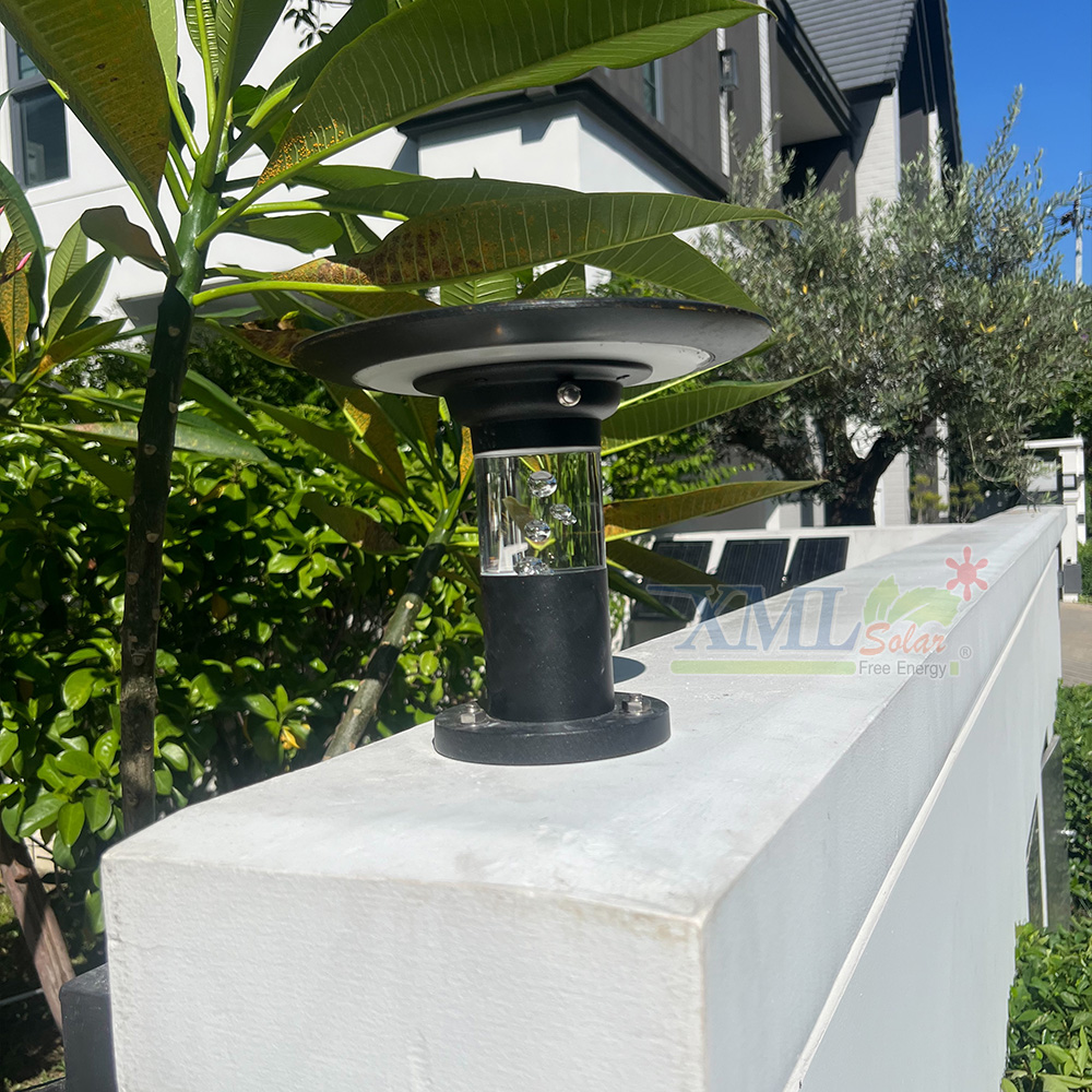 โคมไฟหัวเสาโซล่าเซลล์ รุ่น TZ-238 (เปิดได้ 2 แสง)