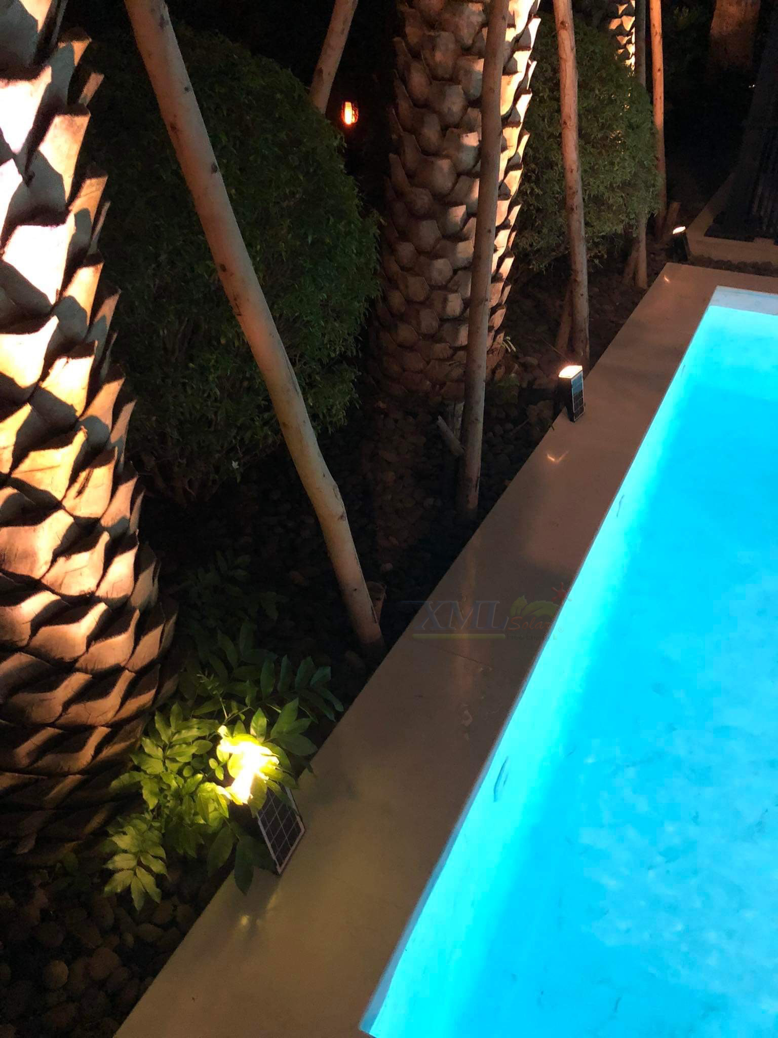 สปอร์ตไลท์ปักสนามโซล่าเซลล์ รุ่น SSL-001