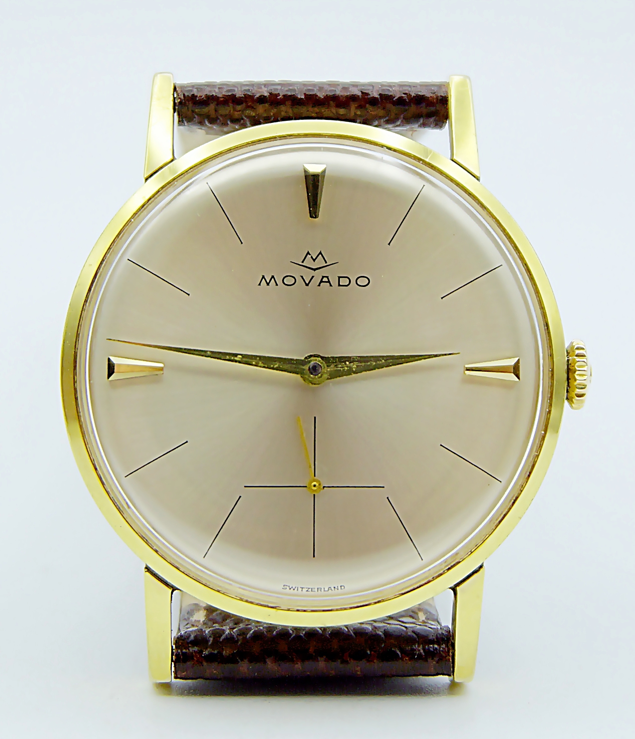 นาฬิกาเก่า MOVADO ไขลาน สองเข็มครึ่ง