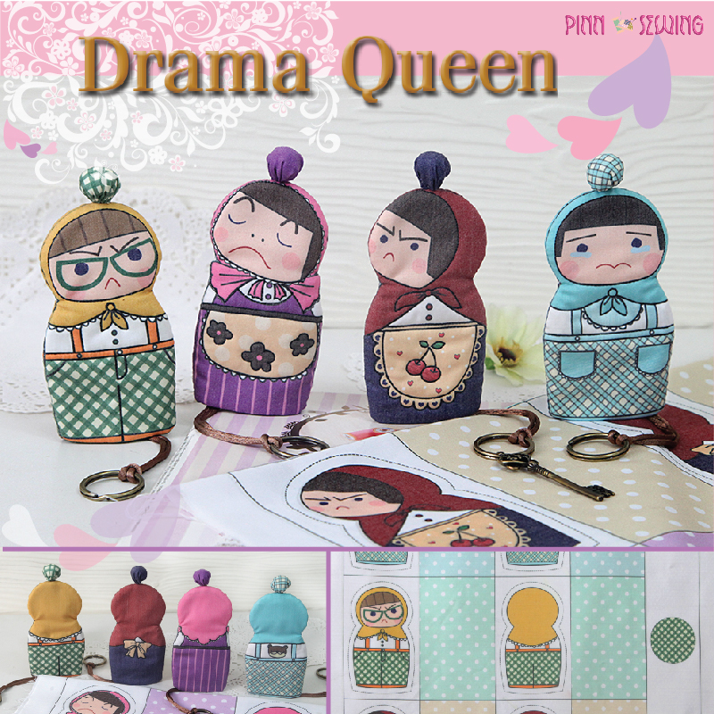 ผ้าพิมพ์ลาย Drama Queen