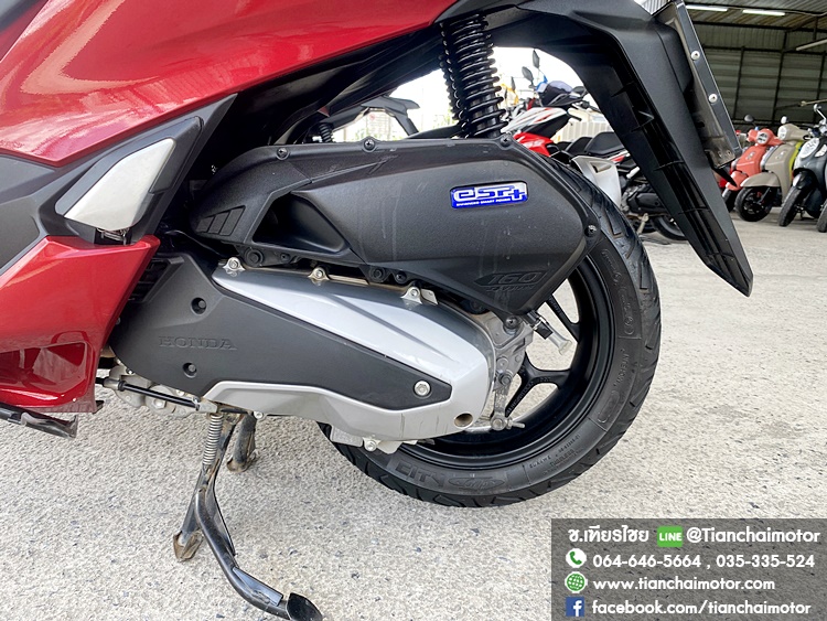 PCX160 ปี64 สีแดงสด เครื่องเดิมๆ ชุดสีสวยรอบคัน เครื่องดี ศูนย์ดี ขับขี่นิ่มๆ ประหยัดน้ำมัน ราคา 82,500
