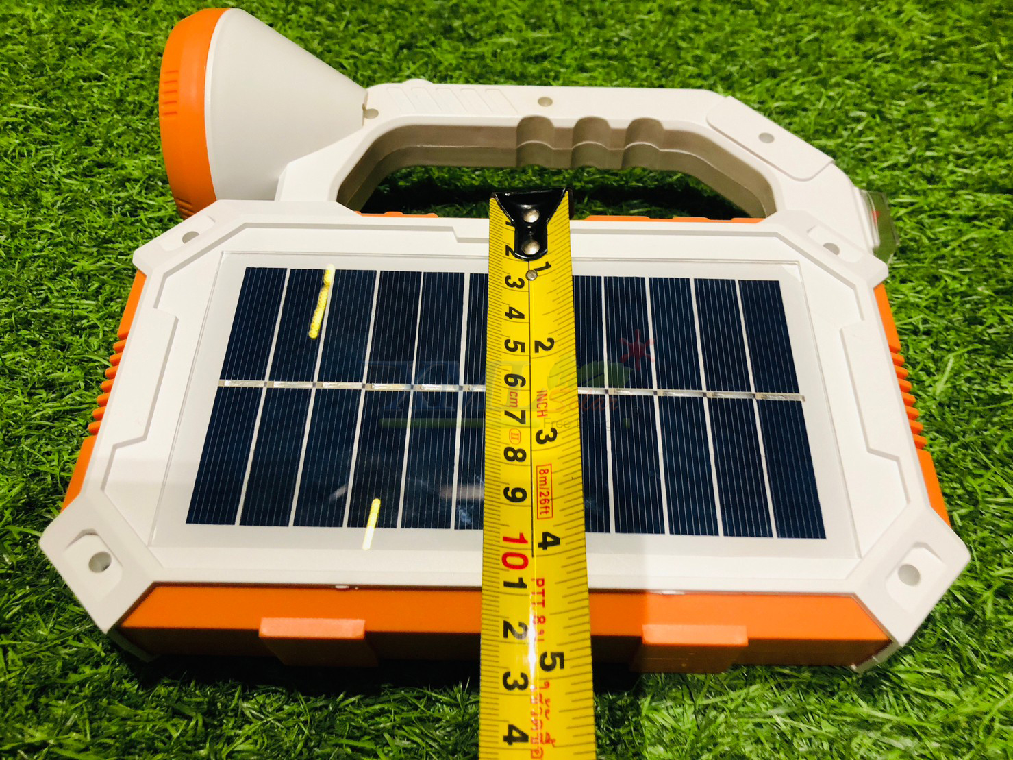 ไฟฉายพลังงานแสงอาทิตย์ อเนกประสงค์ (เปิดได้ 3 แสง + ไฟฉุกเฉิน)