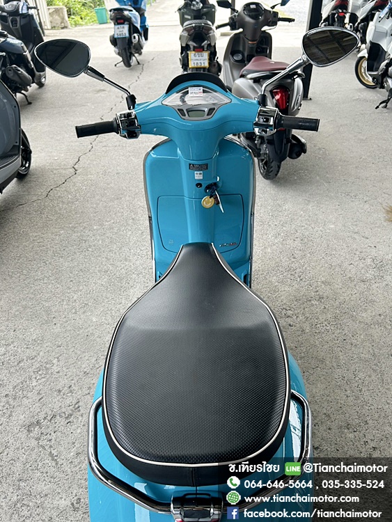 ★ดาวน์8,000★VESPA SPRTNT125 IGETABS ปี 67 สีฟ้าสดใส วิ่งเพียง 9000 กิโล ชุดสีสวยเป๊ะ เครื่องดี ศูนย์ดี ราคา 79,900