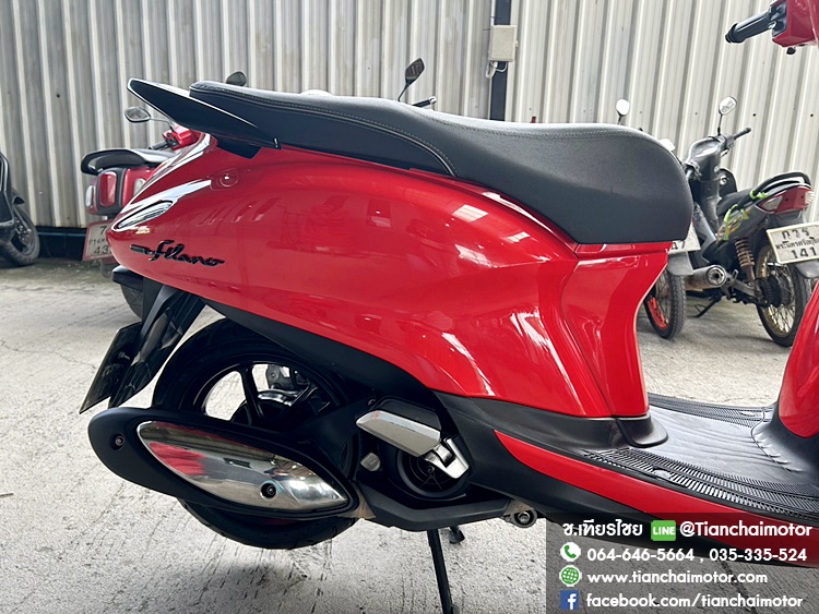 ★ฟรีดาวน์★GRAND FILANO ปี67 วิ่งเพียง 6000 กิโล สภาพเหมือรถใหม่ เครื่องเดิมแน่น เครื่องดี ศูนย์ดี ราคา 57,500