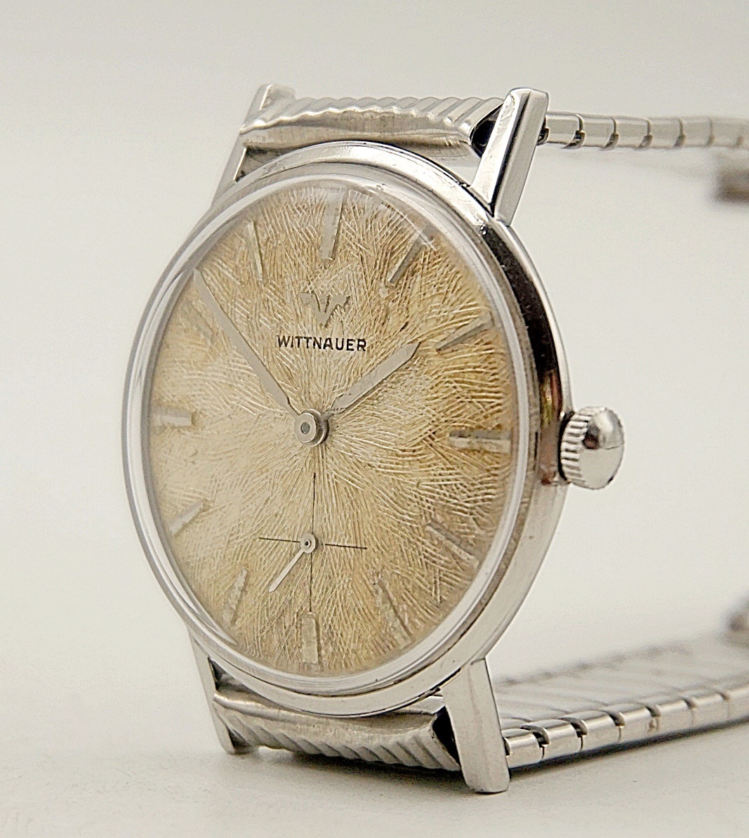 นาฬิกาเก่า WITTNAUER BY LONGINES ไขลานสองเข็มครึ่ง