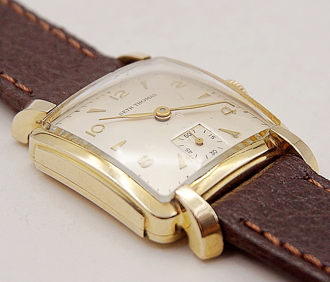 นาฬิกาเก่า SETH THOMAS ไขลานสองเข็มครึ่ง