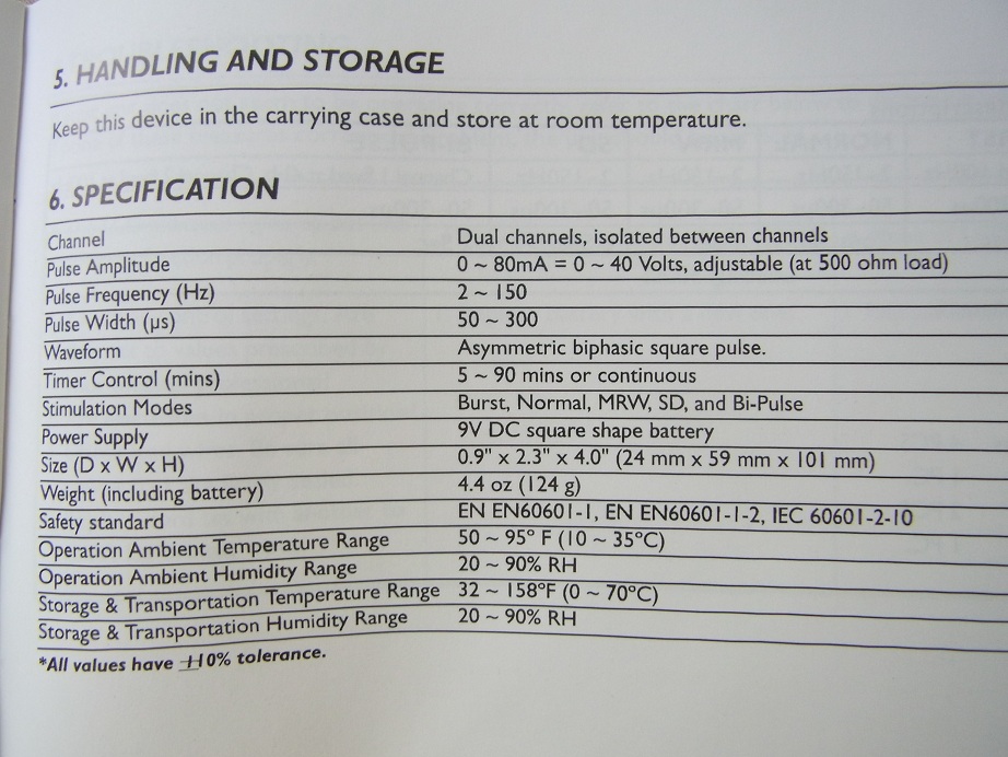 เครื่องกระตุ้นไฟฟ้าลดปวดแบบพกพา Chattanooga Intelect TENS Digital Portable Electrotherapy 77712