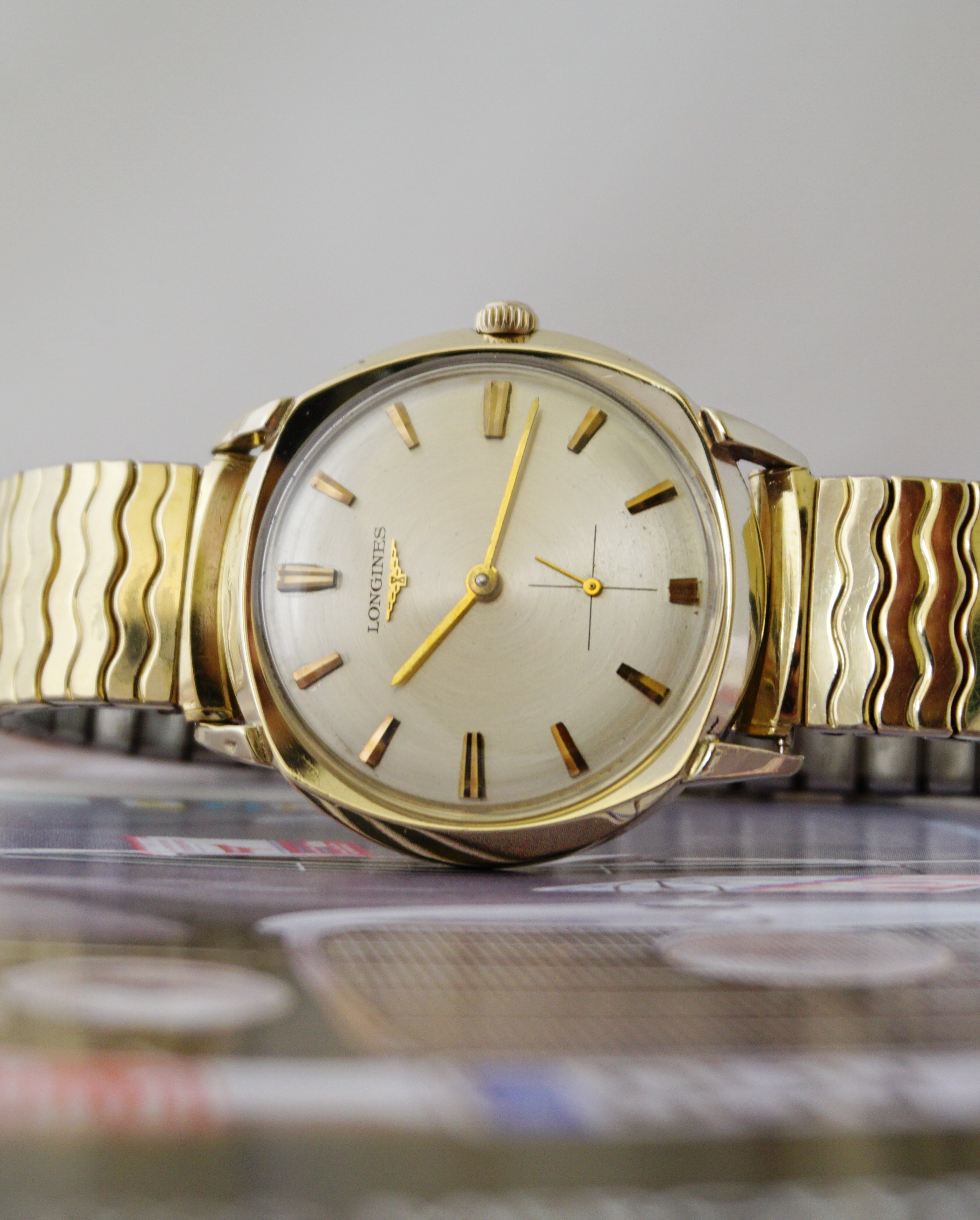 นาฬิกาเก่า LONGINES ไขลานสองเข็มครึ่ง