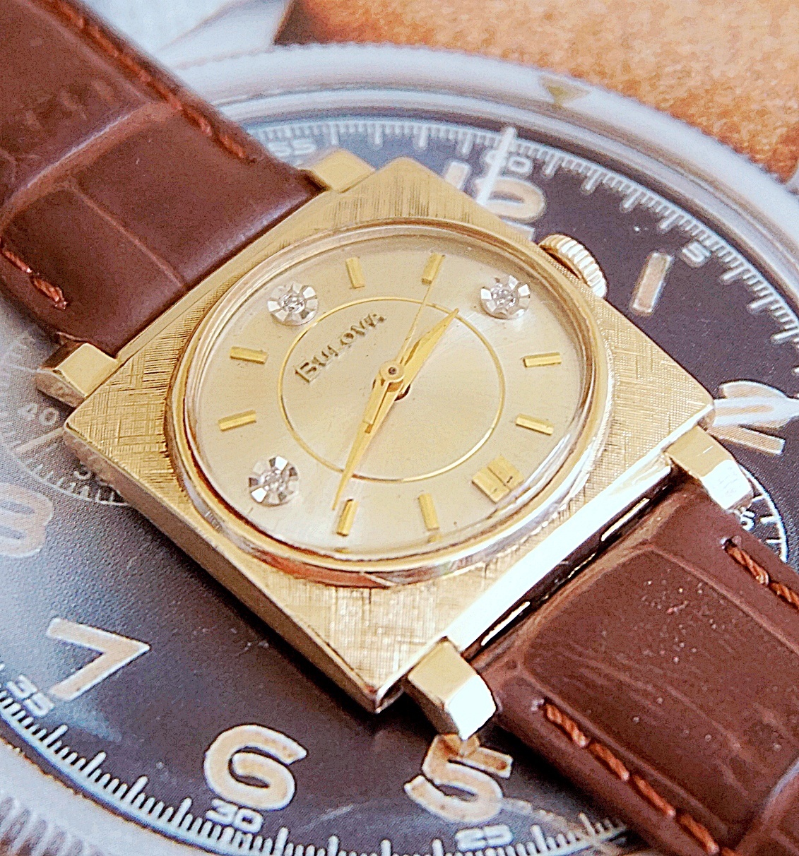 นาฬิกาเก่า BULOVA ไขลาน