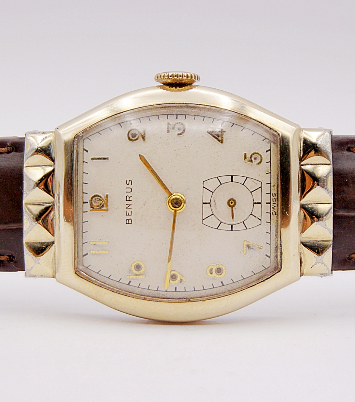 นาฬิกาเก่า BENRUS ไขลานสองเข็มครึ่ง