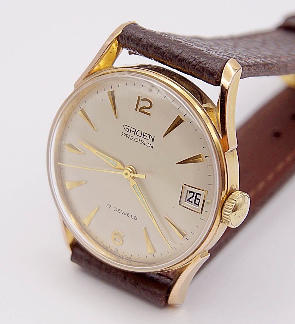 นาฬิกาเก่า GRUEN ไขลาน