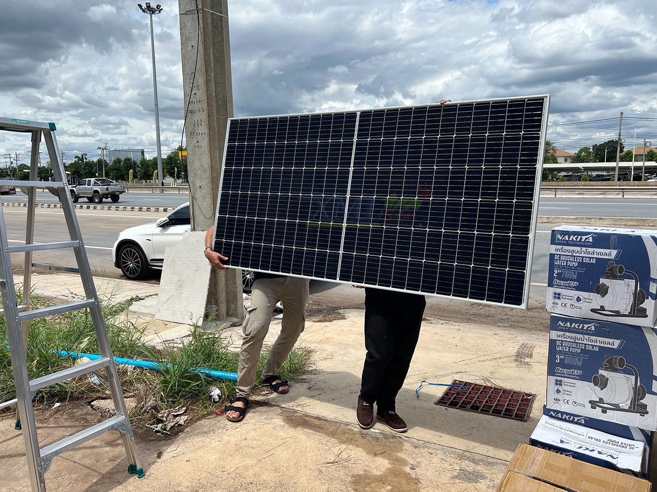 ชุดแอร์โซล่าเซลล์ TASAKI 25,000 BTU