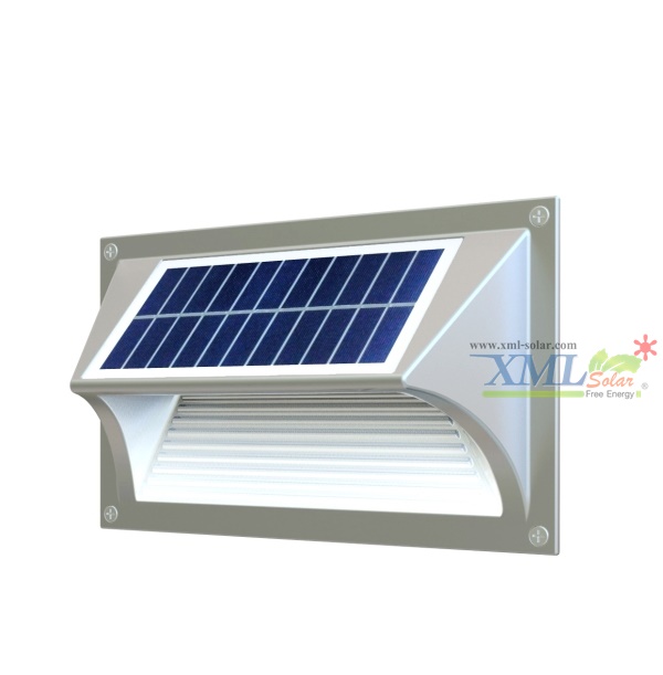 ไฟบันไดโซล่าเซลล์ ทรงสี่เหลี่ยม 5 SMD LED