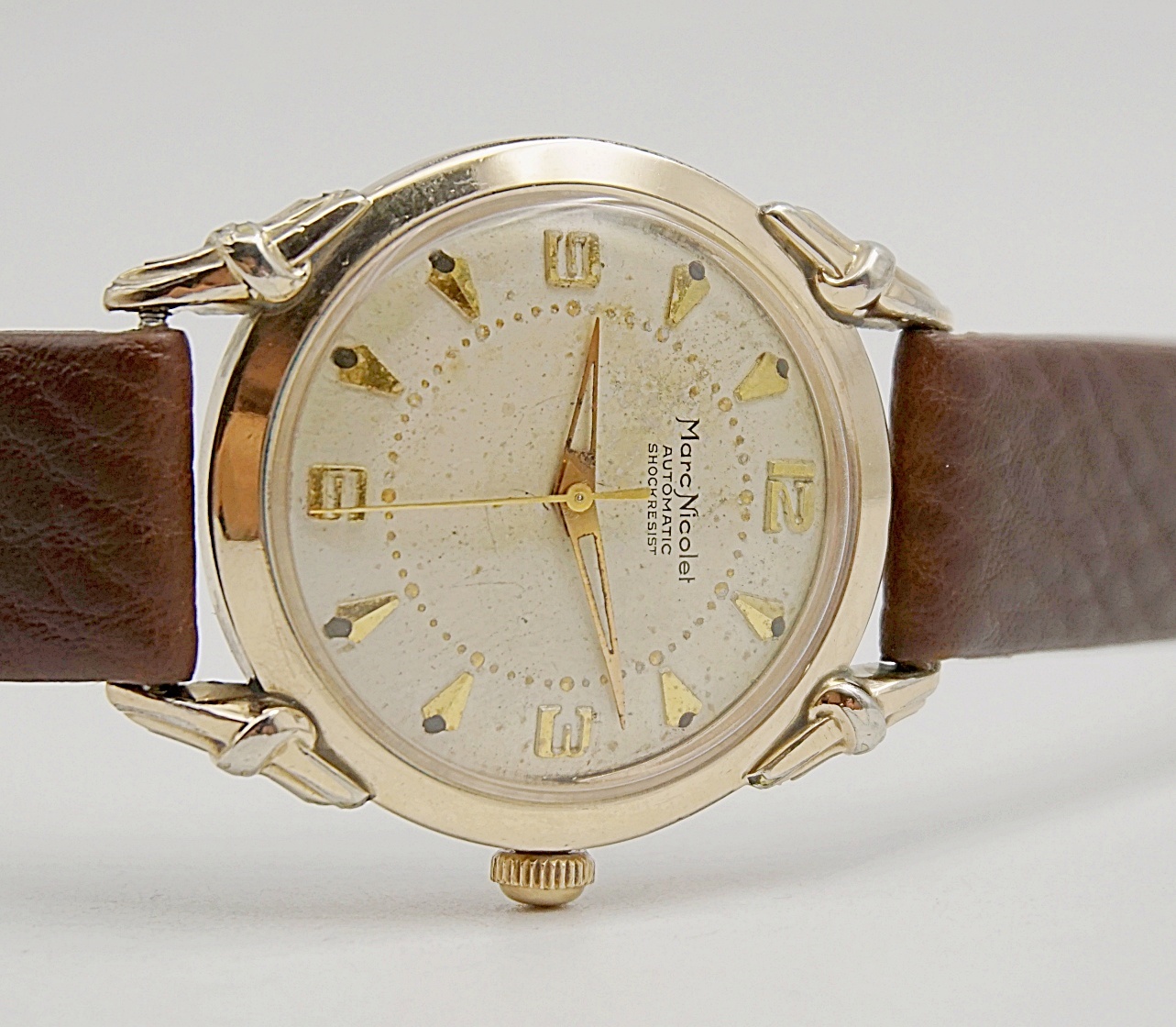 นาฬิกาเก่า MARC NICOLET ออโตเมติก