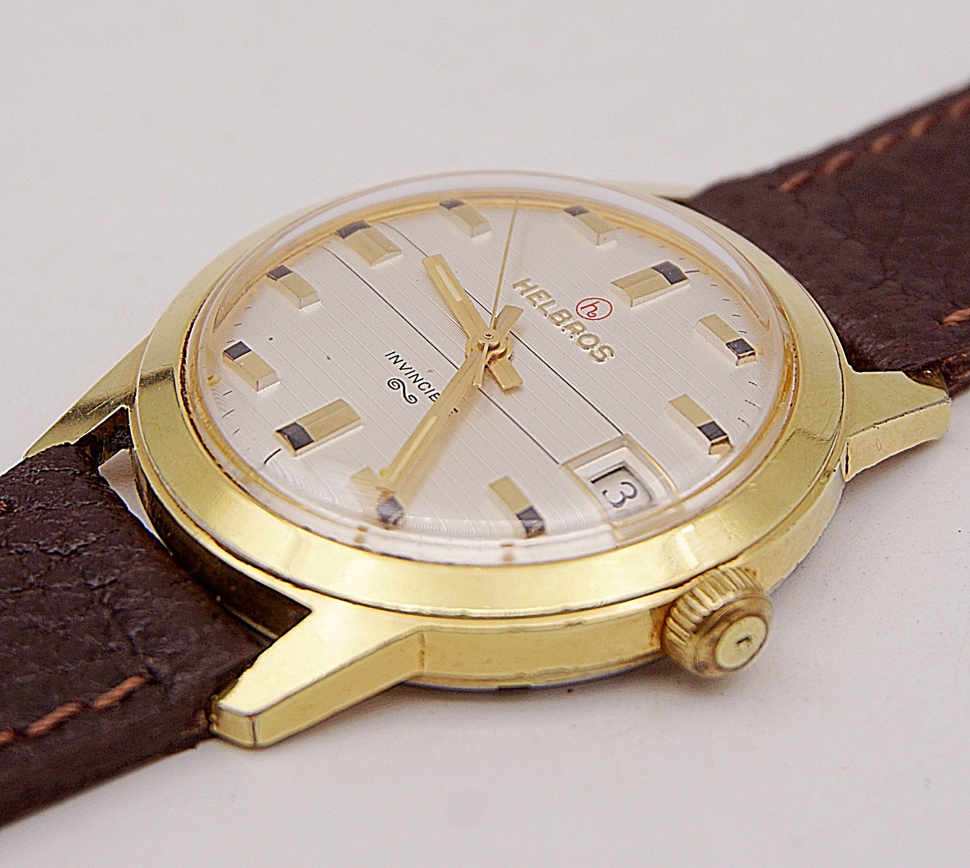 นาฬิกาเก่า HELBROS ไขลาน