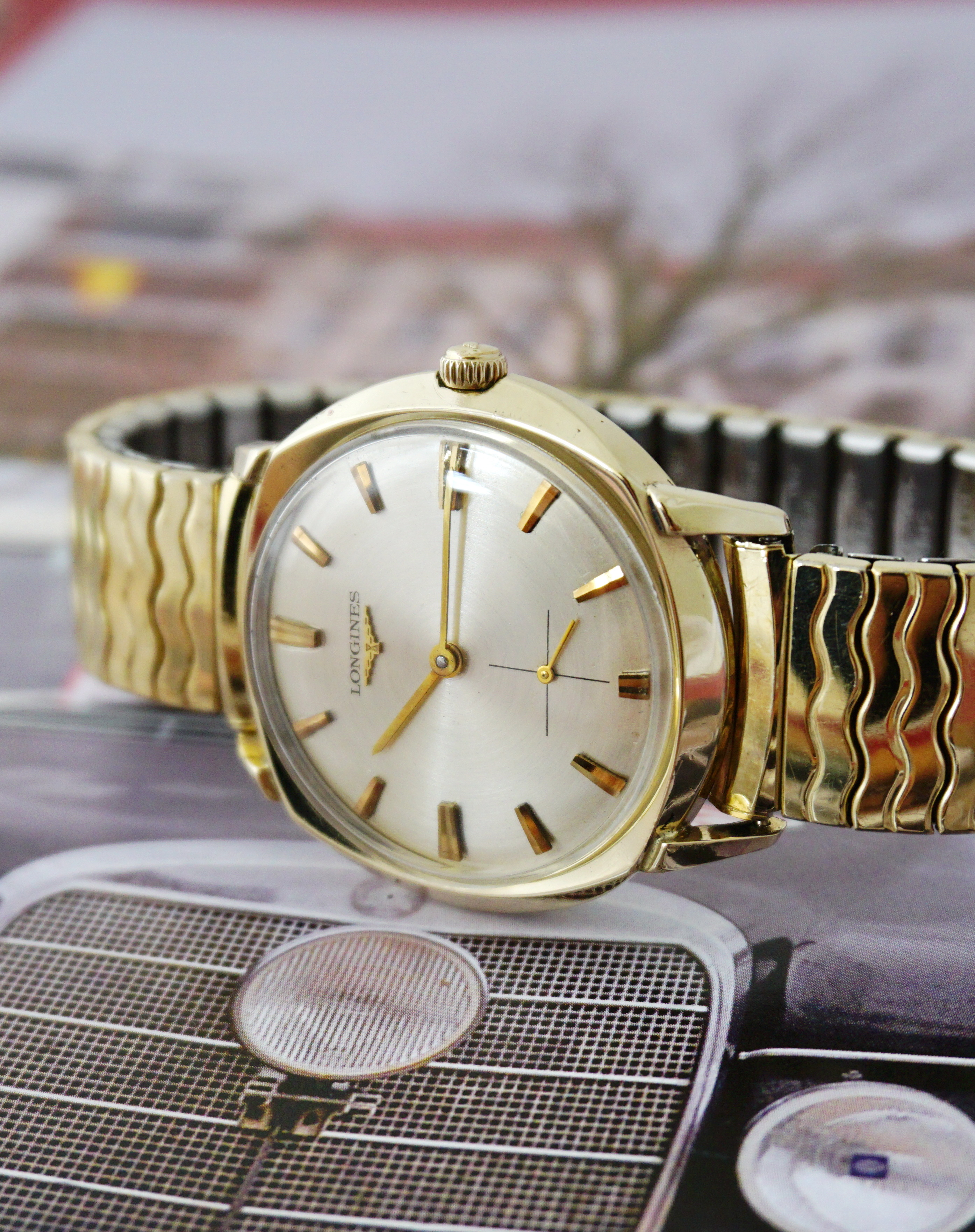 นาฬิกาเก่า LONGINES ไขลานสองเข็มครึ่ง