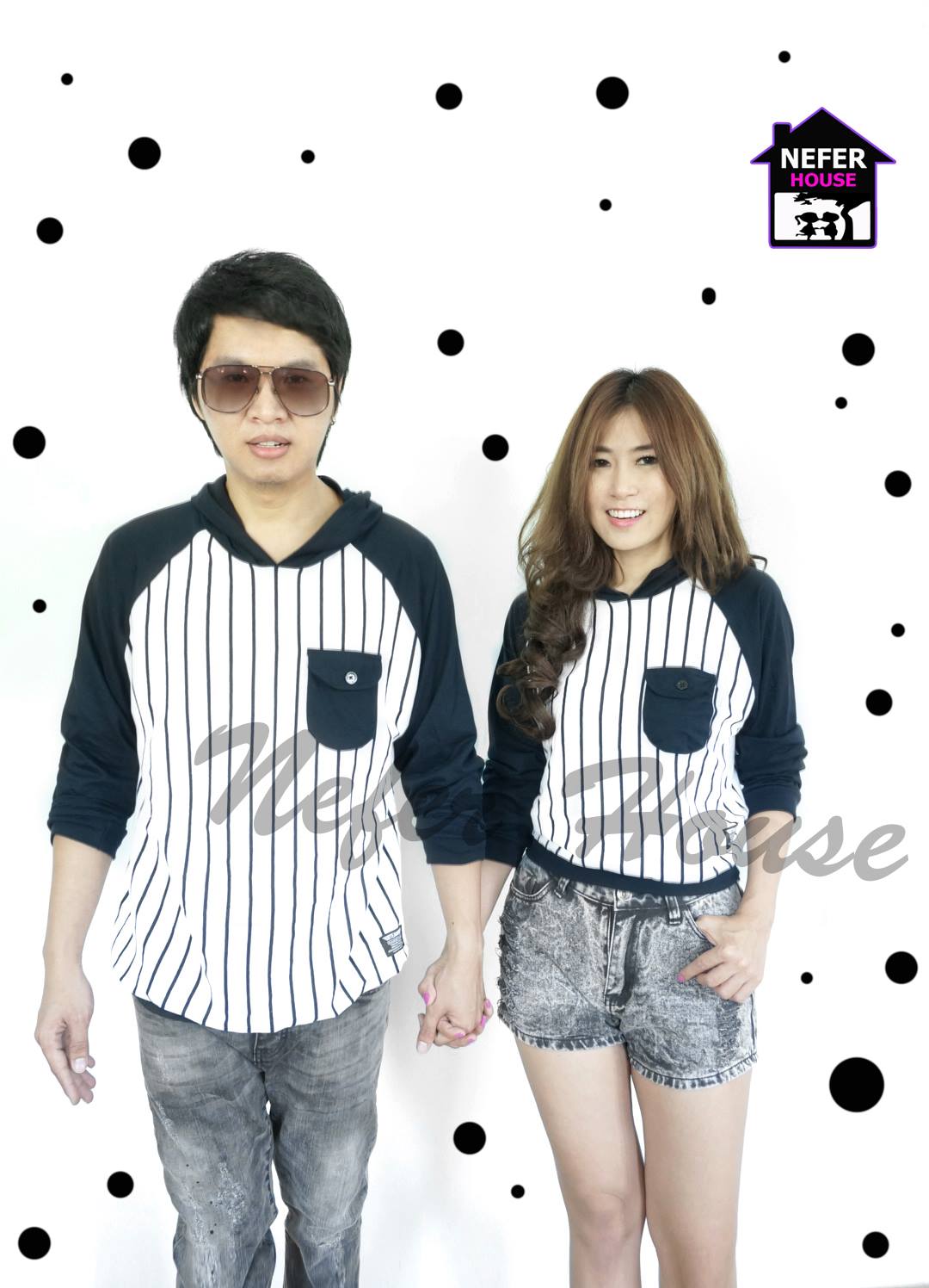 เสื้อคู่รัก แขนยาวแนวเบสบอลหนาวนี้เหมาะมาก
